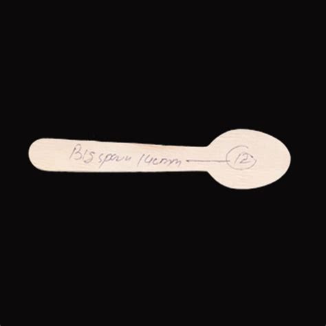 140mm Disposable Wooden Ice Cream Spoon At Rs 0 40 Piece Birchwood