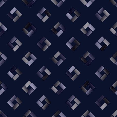 Premium Vector | Geometric grid line square shape seamless pattern with