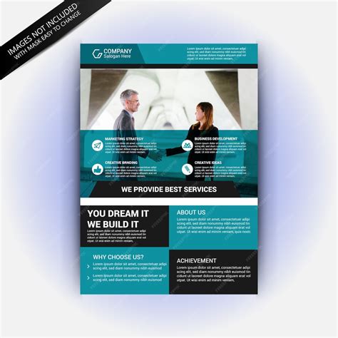 Premium Vector Business Flyer Template