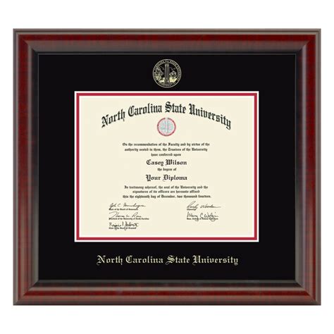 Nc State Diploma Frame The Fidelitas Graduation T Selection