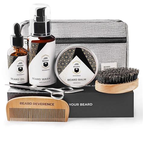 Beard Reverence Premium Beard Grooming Kit For Men Care W