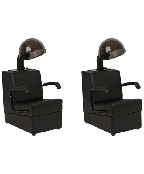 Kate Set Of 2 Salon Dryer Chairs With Black 980 Watt X Tra Hot Seated