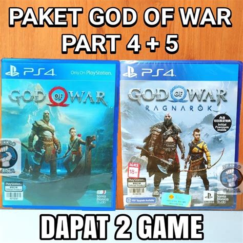 Jual Paket God Of War Dan Ragnarok Ps Kaset God Of War