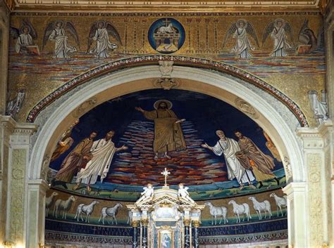 Sts Cosmas And Damian Rome Apse Mosaic Art And Architecture Of The