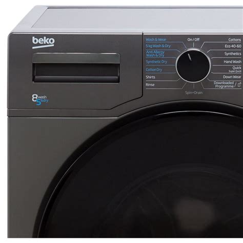 BEKO 8KG 5KG FRONT LOAD FREE STANDING ULTRA FAST RECYCLED TUB STEAM