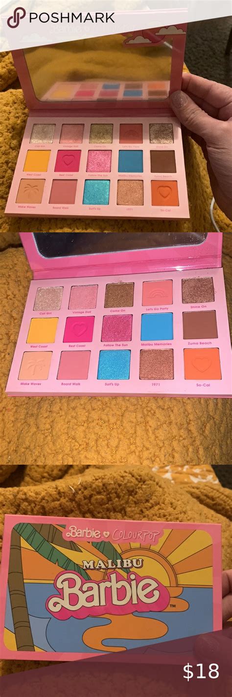 Colourpop Malibu Barbie Palette Malibu Barbie Vintage Doll Colourpop Palette Dolls Closet