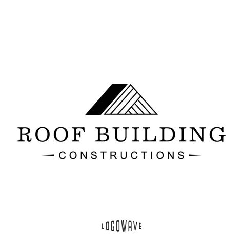 Roof Logo Roofing Logo Company Logo Construction Logo Home Etsy