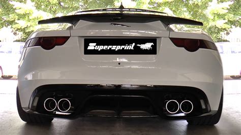 Performance Sport Exhaust For Jaguar F Type R L V Jaguar F Type R