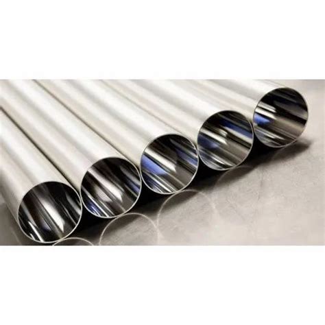 Round Stainless Steel Electropolished Pipe 3 12 Meter Thickness 1 55