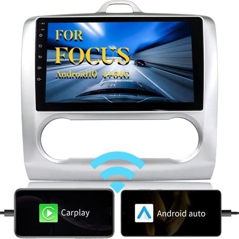 Autoradio Bluetooth Carplay avec écran sans Fil Android 10 0 4GB 64GB