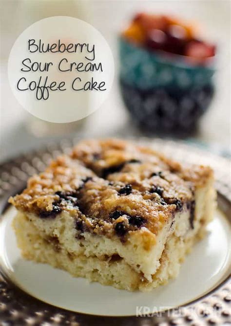 Blueberry Sour Cream Coffee Cake