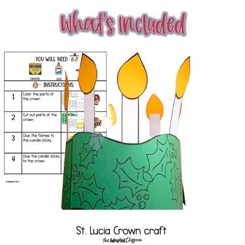 St Lucia Day Activity Bundle By The Adapted Classroom Tpt