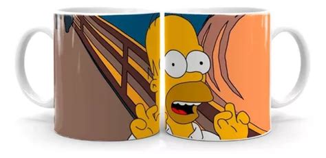 Caneca O Grito Homer Simpson Os Simpsons Edvard Munch Parcelamento