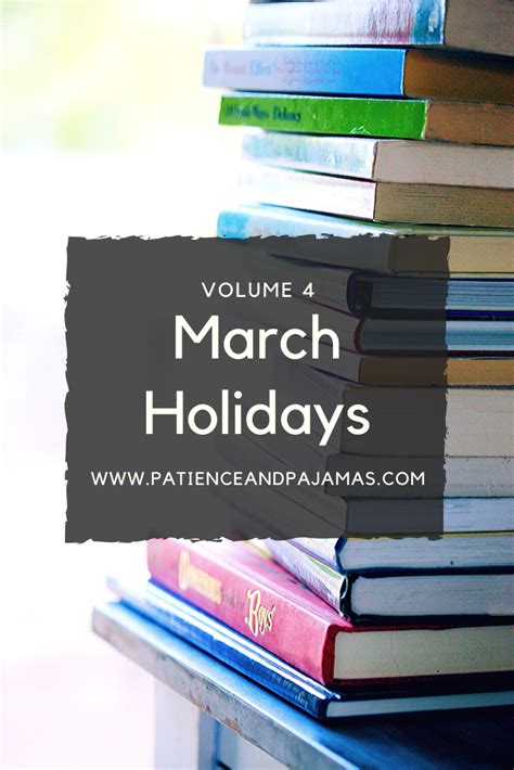 March Holidays • Patience and Pajamas