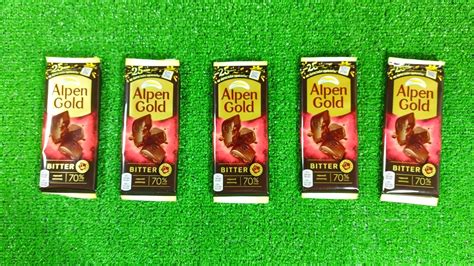Satisfying Video | The delicious Alpen Gold chocolate bar 4K - YouTube