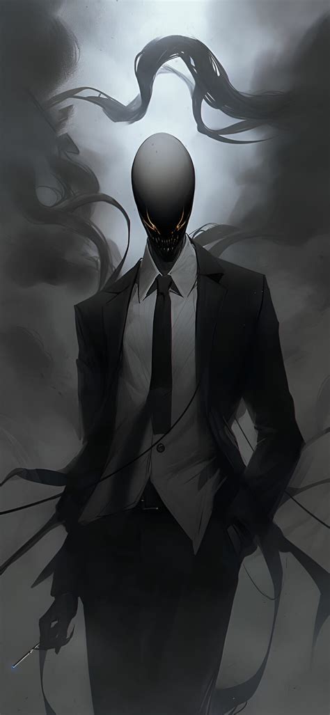 Smilling Slenderman Scary Grey Wallpapers - Creepy Wallpaper HD