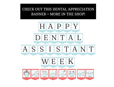 Dental Assistant Week T Tag Happy Dental Assistant Week Etsy