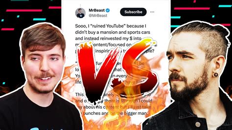 The MrBeast VS Jacksepticeye Drama YouTube