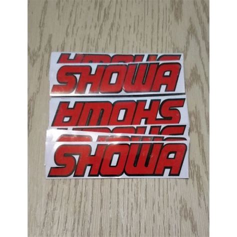 Stiker Shock Showa Cutting Sticker Shok Motor Universal Lazada Indonesia