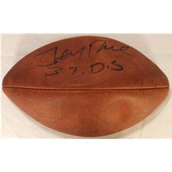 Jerry Rice Signed Official NFL Super Bowl XXIX Football Inscribed "3 T ...