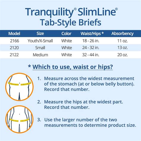 Tranquility Slimline Original Adult Disposable Briefs Heavy Absorbency