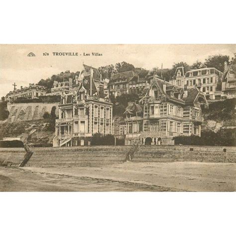 Carte Postale Ancienne Trouville Top Promotion Les Villas Cartes