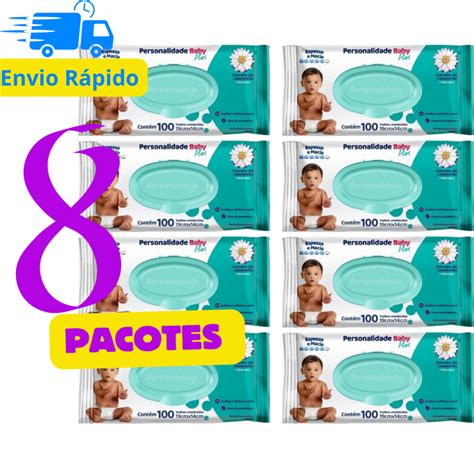 Kit Pacotes Unidades Personalidade Baby Plus Len O Umedecido