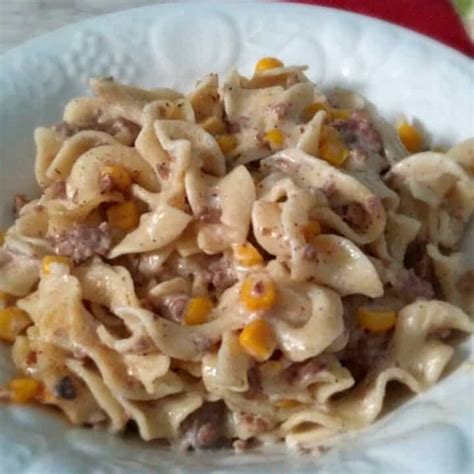 Amish Beef And Noodle Recipe Dairy Casserole Amish Heritage