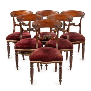 William IV Mahogany Dining Chairs Circa 1830 Set Of Six Seating