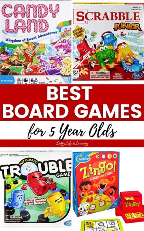 Best Board Games For Year Olds