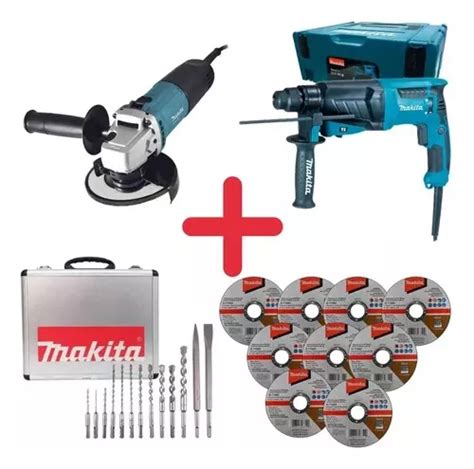 Combo Rotomartillo Sds Plus Hr Miniesmeril M B Makita