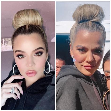 Khloe Kardashian same day (posted vs tagged) : r/Instagramreality