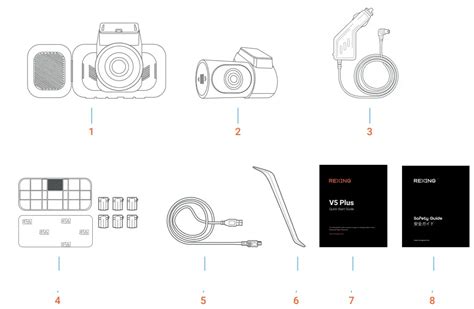 Rexing V Plus Channel K Dash Cam User Guide