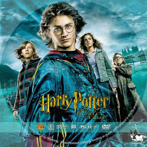 Harry Potter And The Goblet Of Fire R1 Custom DVD Label DVDcover