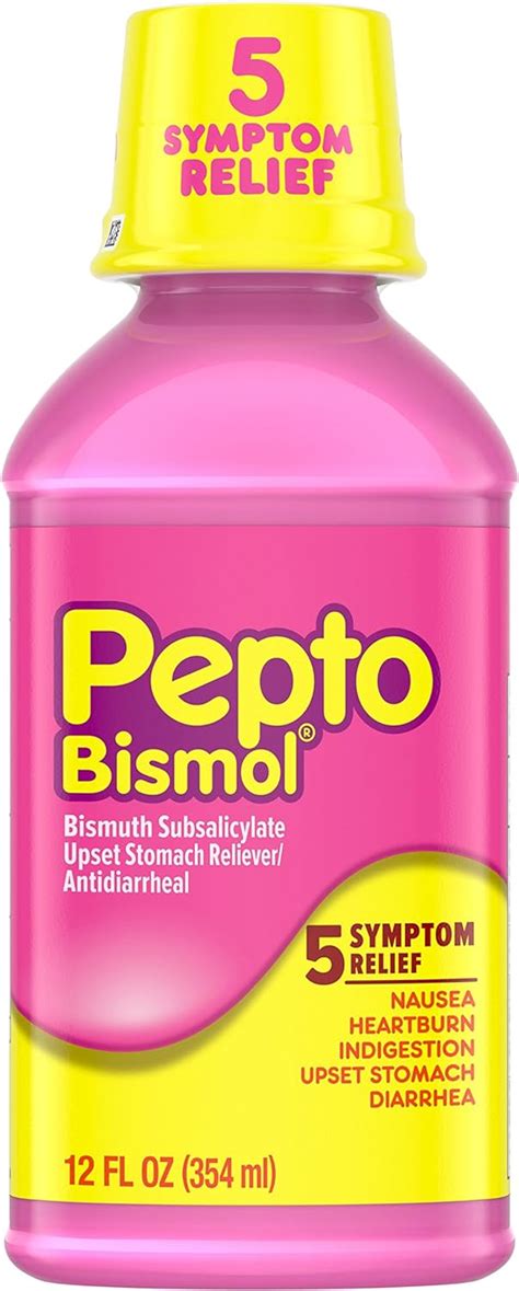 Amazon.com: Pepto Bismol Liquid, 12 Fl Oz : Health & Household