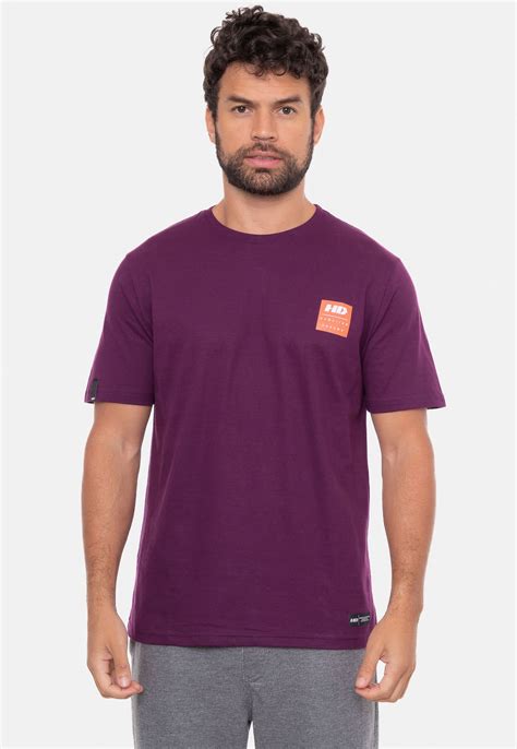 Camiseta Hd Smoke Vinho Roxo