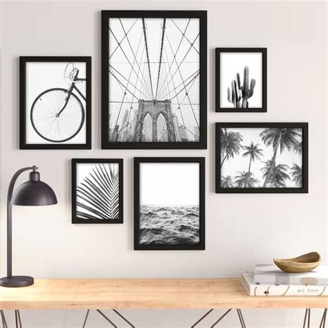 Black And White Framed Art Set Pitfall Vodcast Fonction