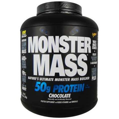 Monster Mass, гейнер, производитель CytoSport, упаковка банка 2700 гр ...