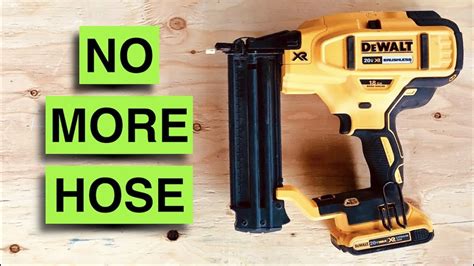 Grab And Go Dewalt 20v Brushless 18 Guage Cordless Brad Nailer Dcn680b Review Youtube