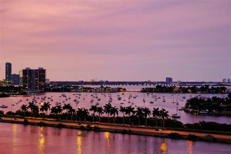 Aerial View of City Buildings During Night Time · Free Stock Photo