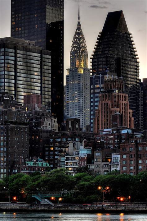 Fantastically Beautiful Photograph Of The Chrysler Building From A Unique Perspective Viewing Nyc