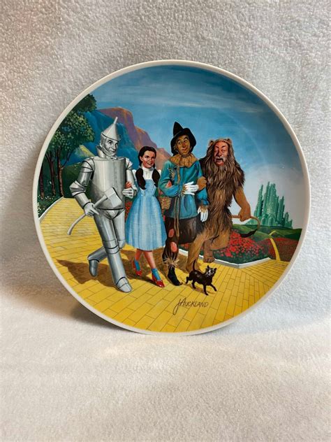 Knowles Wizard Of Oz Collector Plate Dorothy Toto Tin Etsy