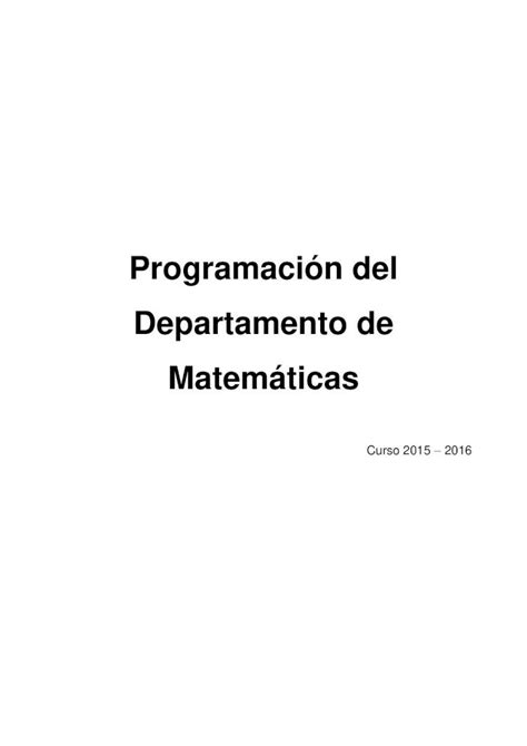 PDF Programación del Departamento de Matemáticas PDF file5 4 1