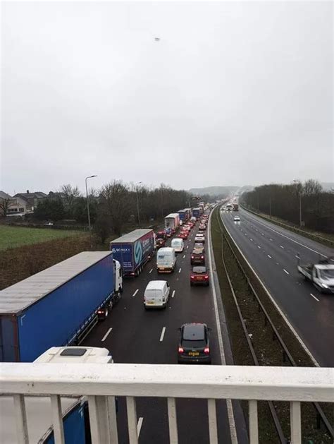 M62 Delays Live Updates As Ainley Top Traffic Held During Rush Hour