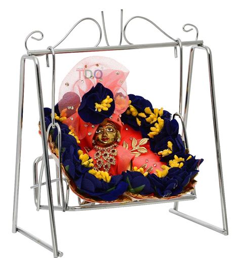 Buy Tdo Steel Laddu Gopal Swing Palana Krishna Jhula Krishna Jhula For