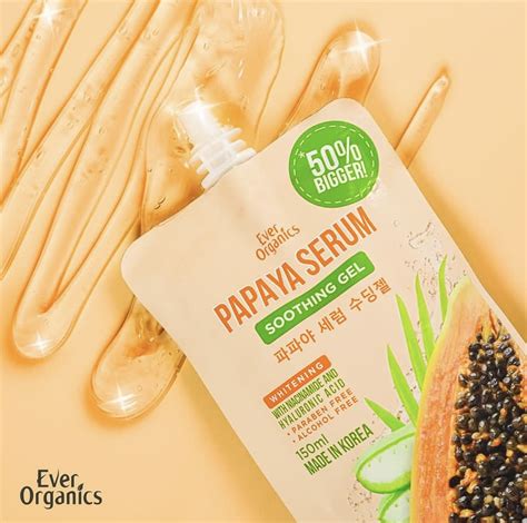 Manifesting That Bouncy Glow Try This Papaya Soothing Gel