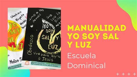 Manualidad Yo Soy Sal Y Luz Book Cover Books Cover