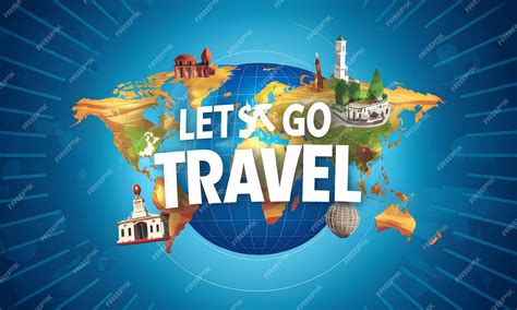 explore  world travel background   globe  iconic landmarks