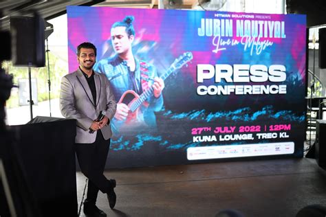 Press Conference Jubin Nautiyal Live In Malaysia - Hitman Group