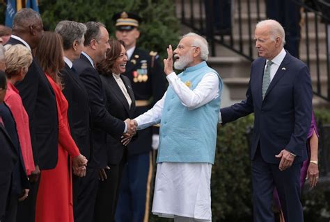 Biden Welcomes Indian Prime Minister Modi For State Visit Abc News